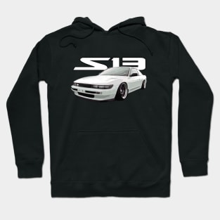 JDM s13 coupe super white 180 Hoodie